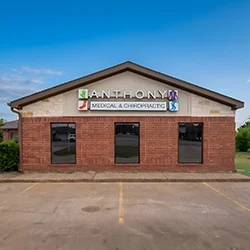 Front Of The Office At Anthony Massage - Hewitt Logo